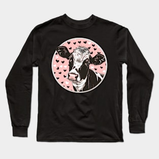 Cow Lover Design Long Sleeve T-Shirt